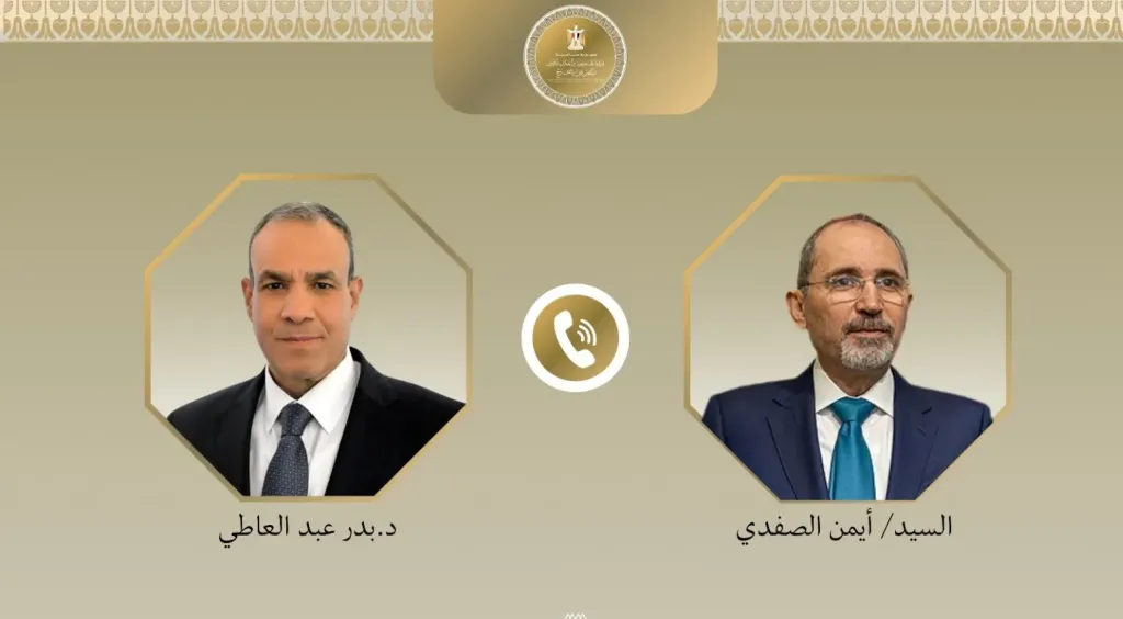 وزير الخارجية يبحث مع نظيره الأردني تطورات الأوضاع في الأراضي الفلسطينية وجهود خفض التصعيد