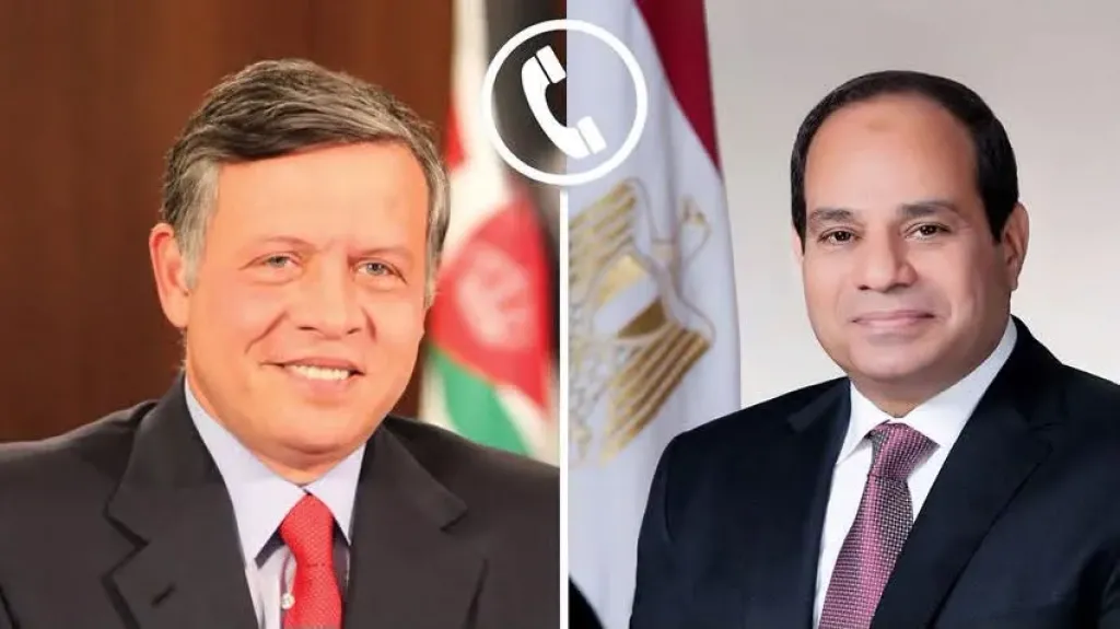 الرئيس السيسي يجري اتصالًا هاتفيًا بالعاهل الأردني ويؤكد خصوصية العلاقات التاريخية بين البلدين