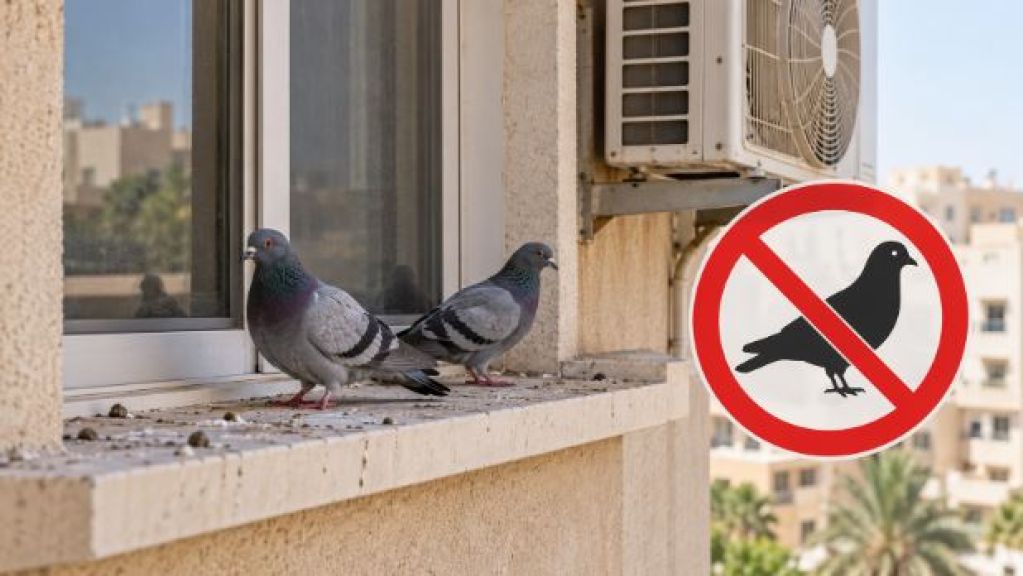 طريقة التخلص من الحمام في النوافذ بحلول سهلة ورخيصة