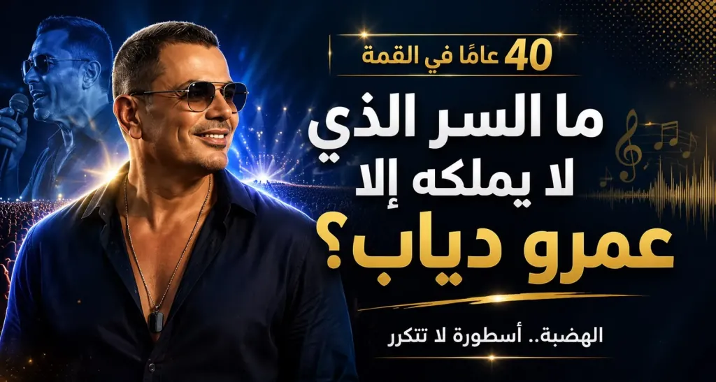 40 عاما في القمة.. …ما السر الذي لا يملكه إلا عمرو دياب؟