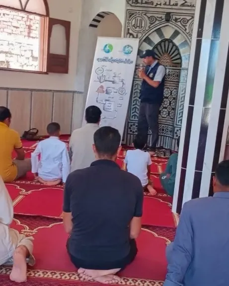مياه الشرقية تعقد ندوة توعية بمسجد المغفرة في كفر صقر