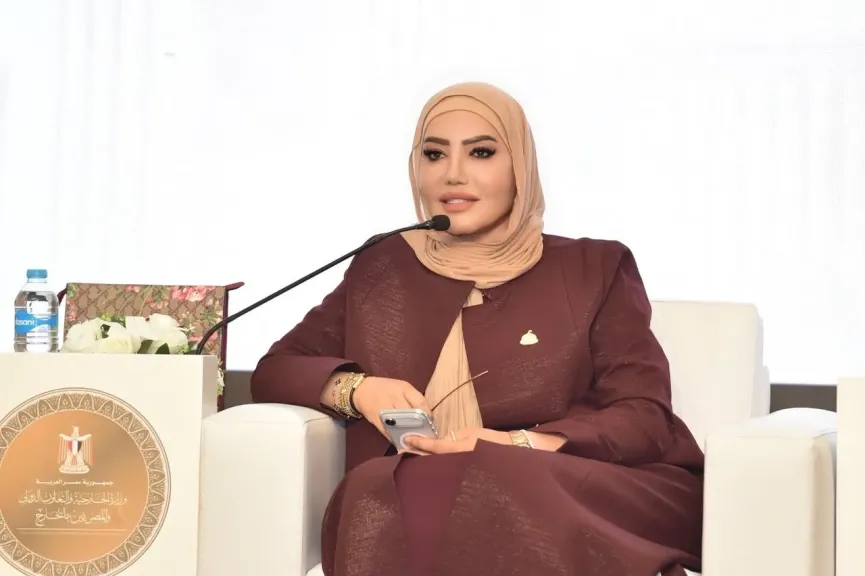 عبير عطا الله من مؤتمر المصريين بالخارج: التوعية قبل السفر هي الضمان الحقيقي لحماية أبناء الجاليات.. ونعمل مع الخارجية على منصة موحدة للتواصل مع المصريين بالخارج
