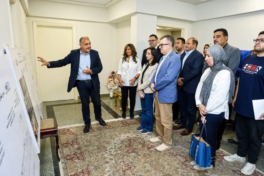 محافظ البحيرة تستقبل وزير التخطيط والتنمية الإقتصادية في بداية جولته