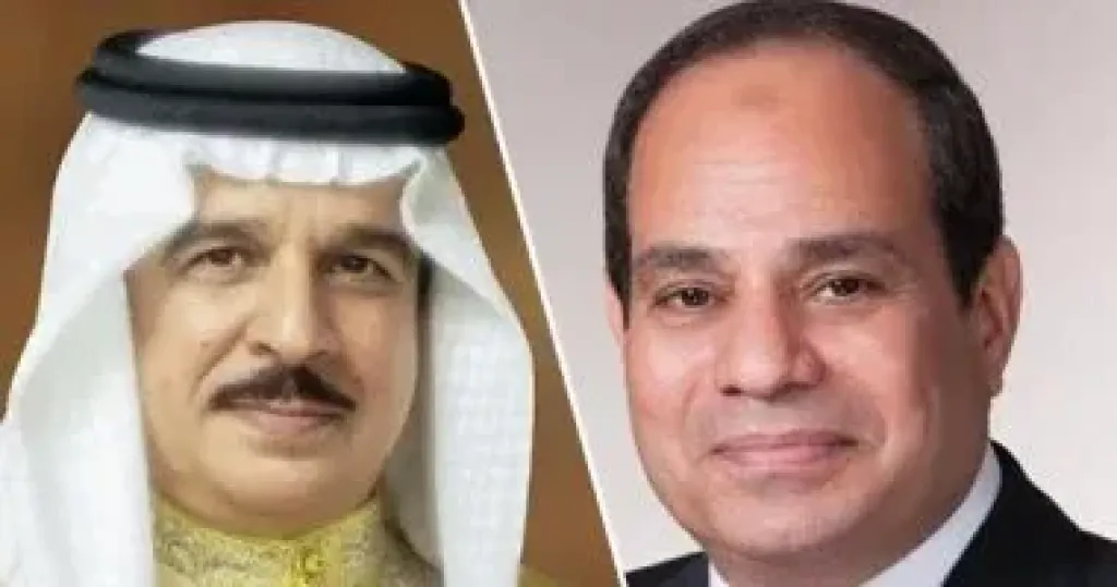 الرئيس السيسى يستقبل ملك البحرين ويعقدان جلسة مباحثات