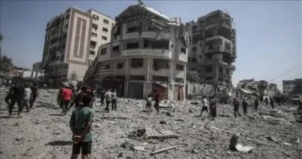 إصابة 9 فلسطينيين بينهم 4 أطفال بنيران قوات الاحتلال فى قطاع غزة