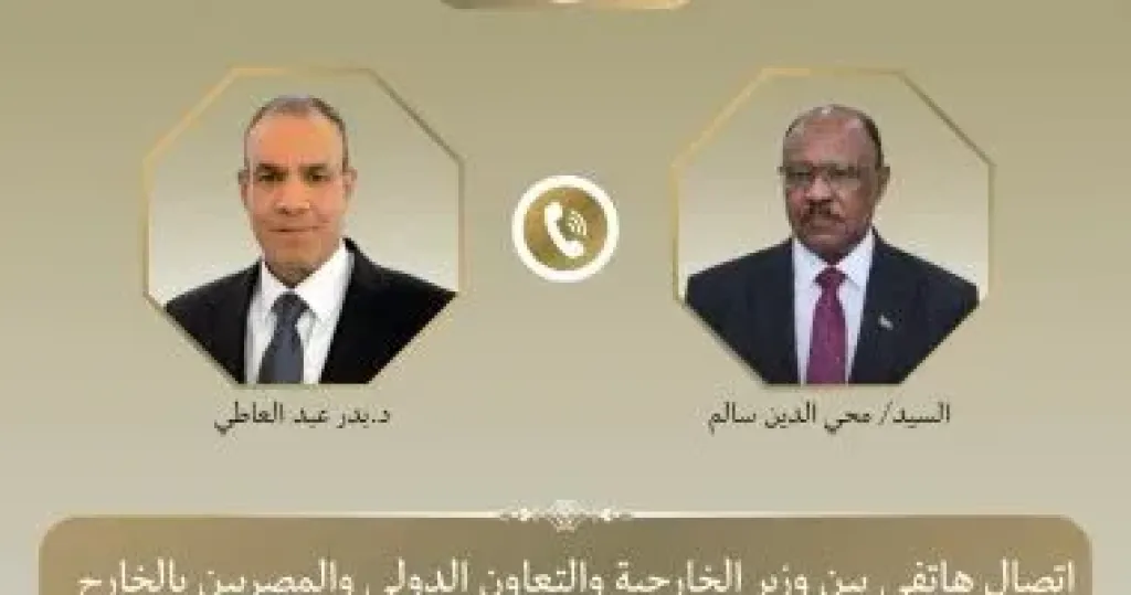 وزير الخارجية يبحث مع نظيره السوداني العلاقات الثنائية وتطورات الأوضاع بالسودان