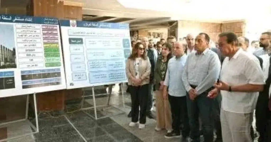 رئيس الوزراء يتفقد أعمال تنفيذ مشروع مستشفى السنطة المركزى الجديد