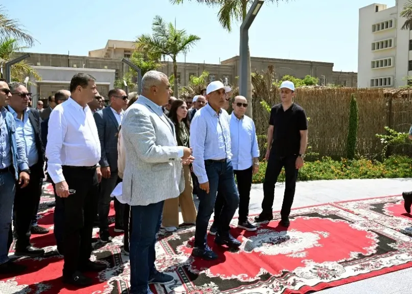 رئيس الوزراء يتفقد أعمال تطوير حديقة الأندلس بطنطا