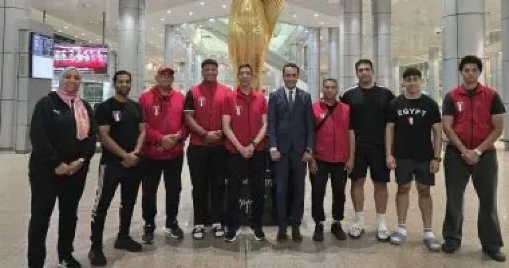 وزارة الشباب والرياضة تستقبل أبطال ألعاب القوى بعد مشاركتهم في بطولة العالم