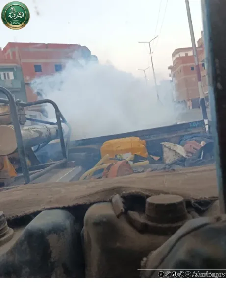 محافظ الشرقية: تكثيف حملات رش الناموس والحشرات الطائرة بكافة المراكز