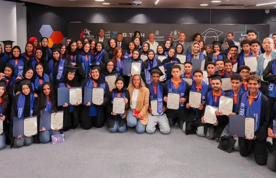بى تك تحتفل بتخرج الدفعة الرابعة من طلاب مدرسة بى تك للتكنولوجيا التطبيقية لعام 2026