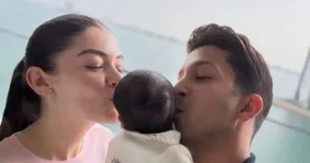 ليلى زاهر وهشام جمال يرزقان بمولودتهما الأولى Ella