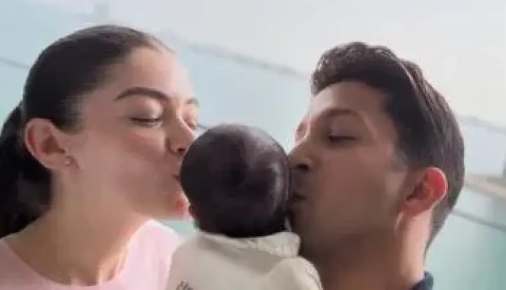 ليلى زاهر وهشام جمال يرزقان بمولودتهما الأولى Ella