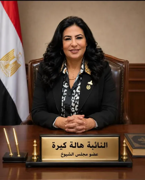 النائبة هالة كيرة تهنئ الرئيس والشعب المصرى والامه الإسلامية بذكرى المولد النبوى الشريف