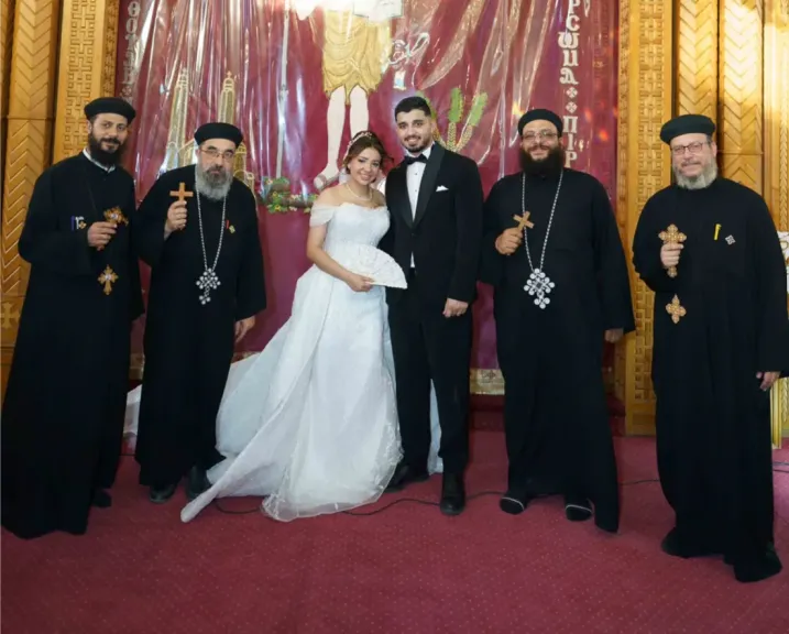 أسرة بوابة الدولة الإخبارية تهنئ مينا نبيل ومارينا سامي بزفافهما السعيد ( صور )