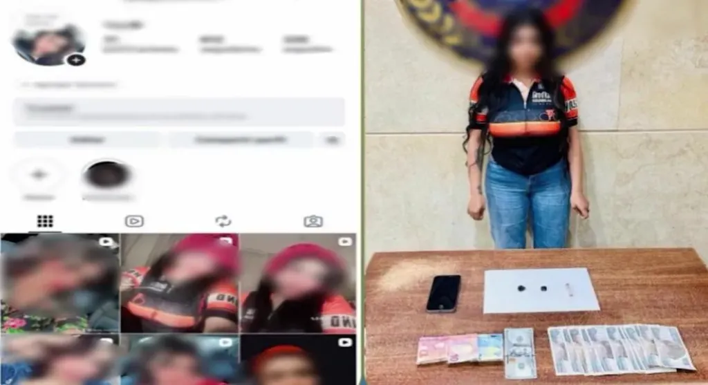 ضبط صانعة محتوى بحدائق أكتوبر لنشر فيديوهات خادشة للحياء وحيازة مواد مخدرة