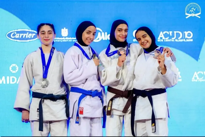 شباب الشرقية يحصدون١٣ميدالية متنوعة في البطولة العربية للجودو