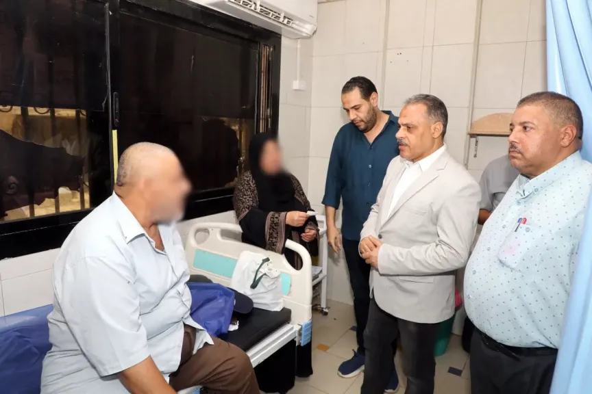 محافظ الشرقية بتفقد مستشفى ديرب نجم فى زيارة مفاجأة