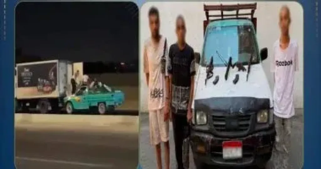 النيابة تقرر حبس أفراد عصابة ”الربع نقل” بطريق الإسماعيلية 4 أيام