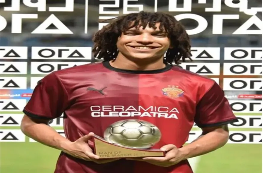 مروان عثمان رجل مباراة الاتحاد السكندري وسيراميكا