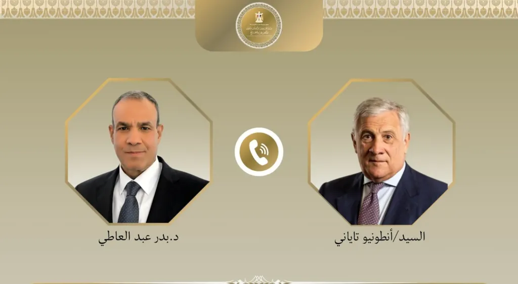 وزير الخارجية يبحث هاتفيا مع نظيره الإيطالي سبل تعزيز العلاقات الثنائية والتطورات الإقليمية