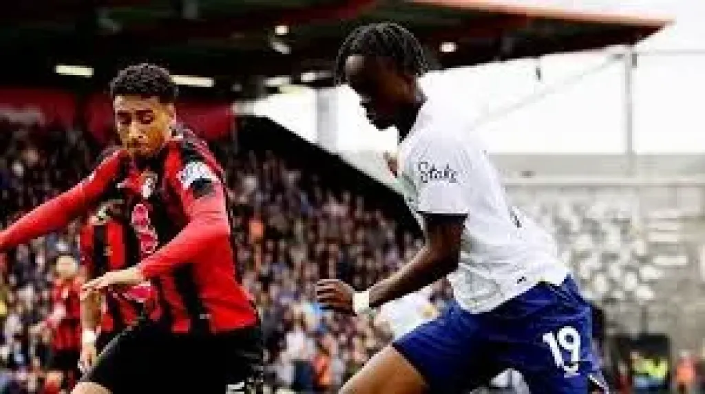 الدوري الإنجليزي، بورنموث وإيفرتون يتعادلان 1-1 في مباراة مثيرة (