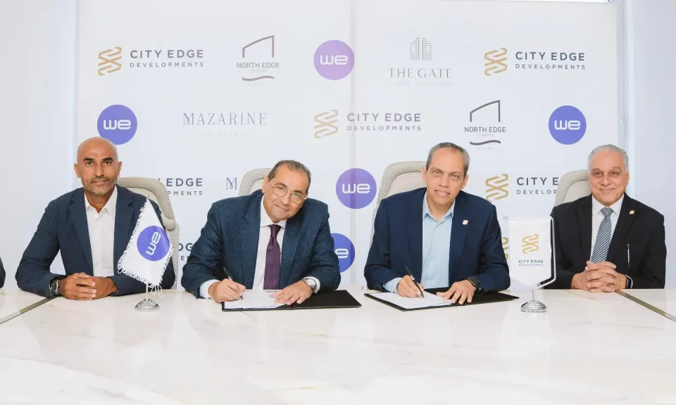 المصرية للاتصالات WE توقّع شراكة استراتيجية مع سيتي إيدج للتطوير العقاري لتقديم حلول الاتصالات المتكاملة