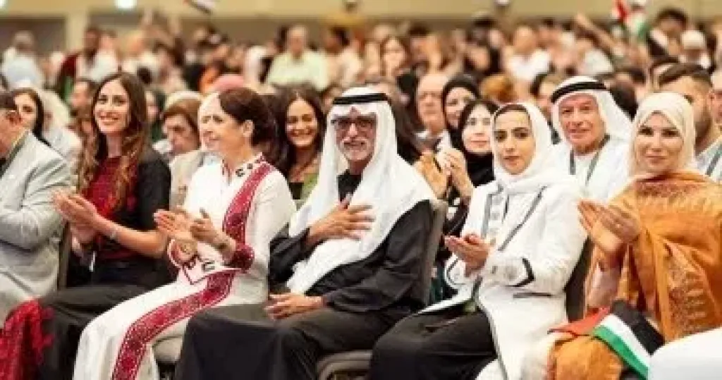 وزير التسامح يشارك أبناء الجالية الفلسطينية الاحتفاء بثقافتهم وتراثهم فى الإمارات