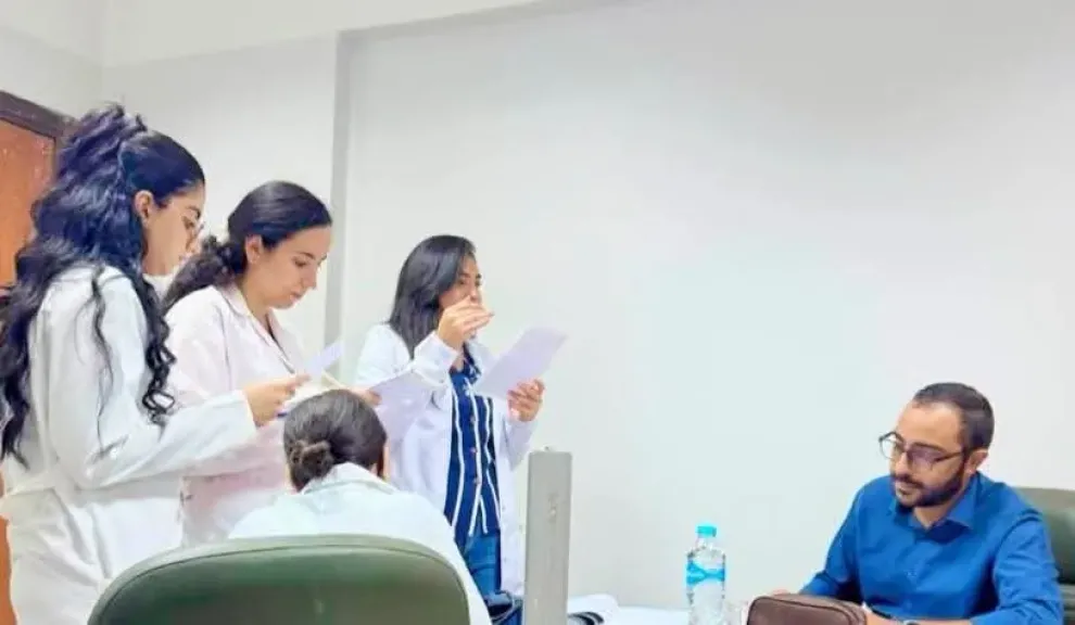 مستشفى صحة المرأة بجامعة أسيوط يجري تقييما لأطباء التدريب دفعة (٦١) حول التشخيص