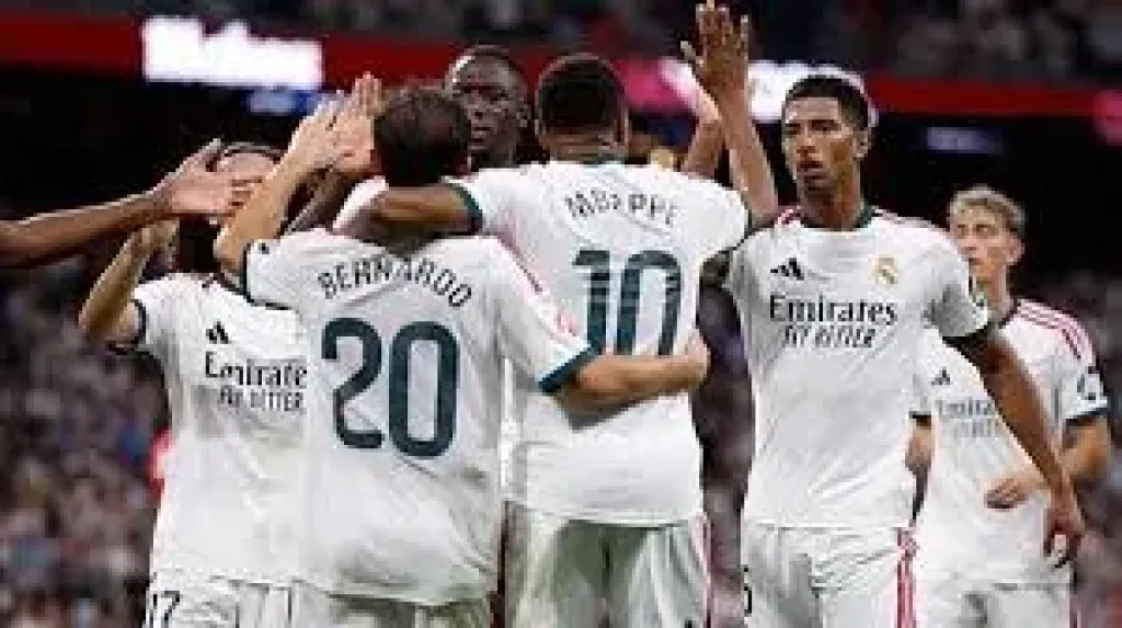 بثلاثية خلال 10 دقائق، ريال مدريد يكتسح ملقا في الشوط الأول