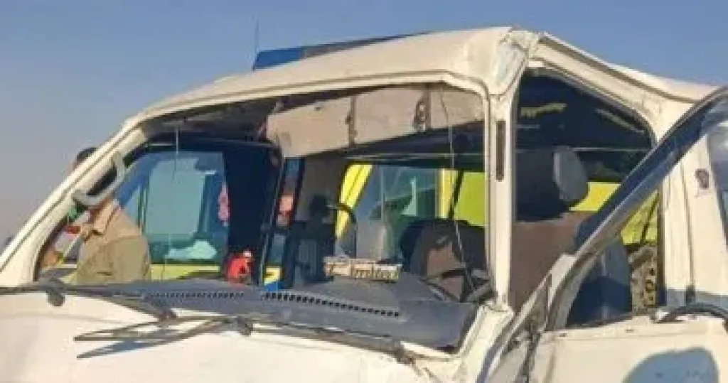 إصابة 4 أشخاص إثر حادث تصادم بطريق السماحية في بلقاس بالدقهلية