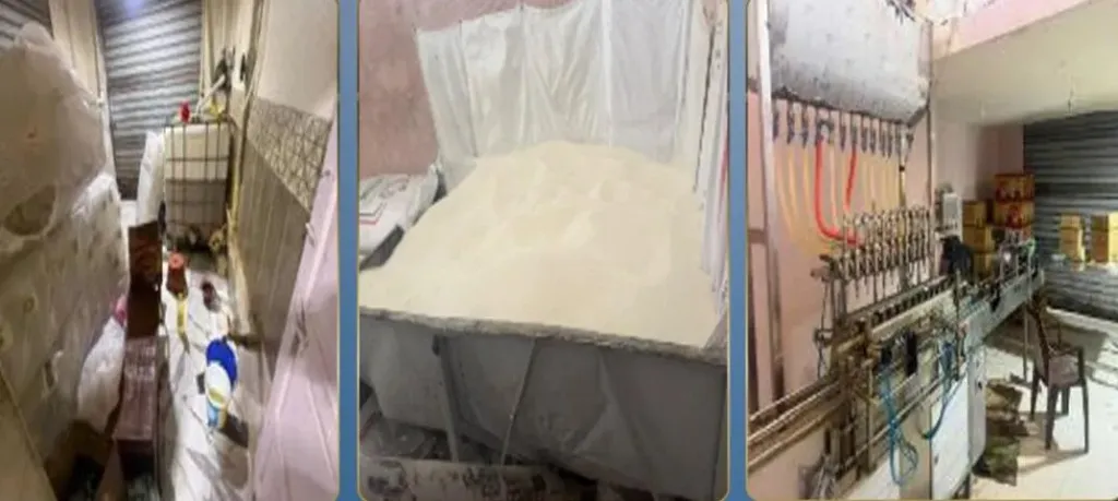 قبل طرحها بالأسواق.. إحباط ترويج 16 طن سلع غذائية مجهولة داخل مصنع بير السلم بالشرقية