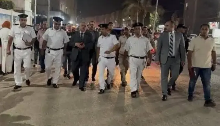 حملة أمنية مكبرة ببني سويف ترفع 411 حالة إشغال وتضبط 40 دراجة بخارية و4 سيارات بدون تراخيص