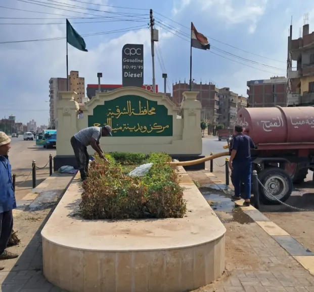 الشرقية تتزين احتفالا بعيدها القومي الـ145