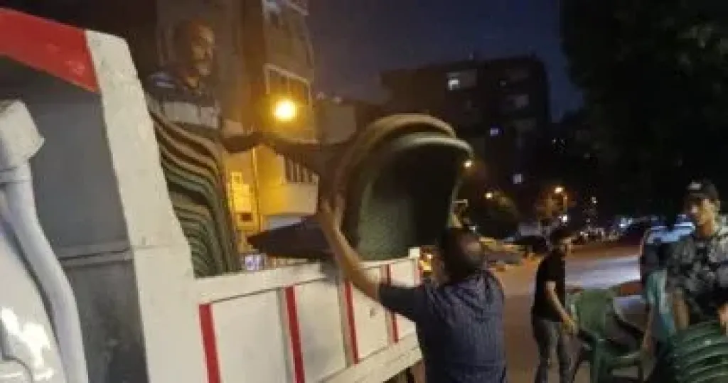 حى العجوزة يكثف حملاته الليلية لمواجهة الإشغالات والمخالفات