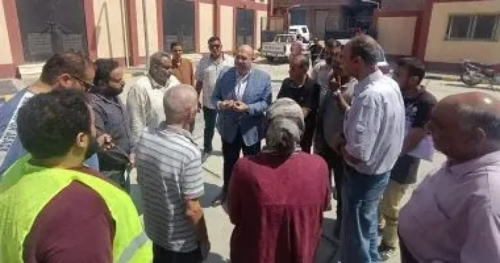 نائب محافظ الجيزة يتفقد قريتى بنى يوسف وزاوية أبو مسلم بمركز أبو النمرس