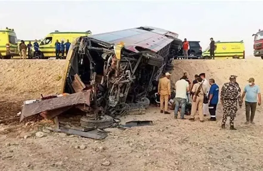 وزارة النقل تنعى ضحايا حادث أتوبيس نويبع وتتمنى الشفاء العاجل للمصابين