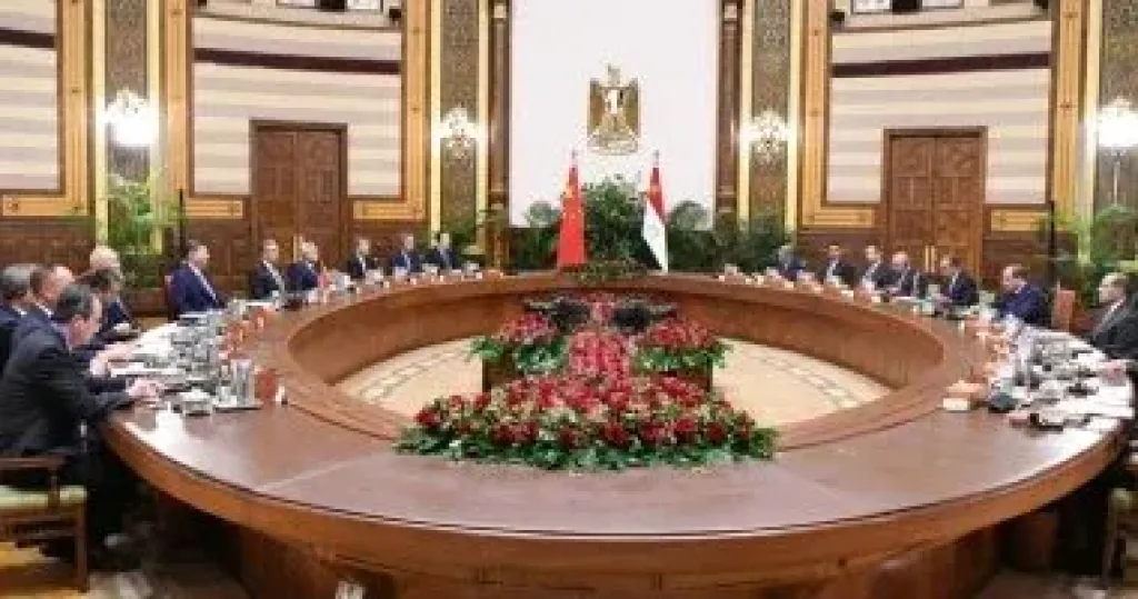 مصر والصين تؤكدان رفضهما القاطع لأية مخططات لتهجير الشعب الفلسطينى