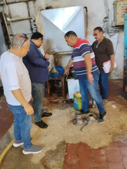 صحة الشرقية غلق منشأة غذائيةوضبط ٣ أطنان ملح بحملات فى الحسينية