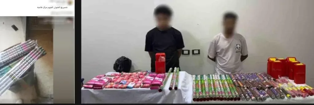 ضبط طالب ومورده لترويج الألعاب النارية عبر مواقع التواصل بالقليوبية