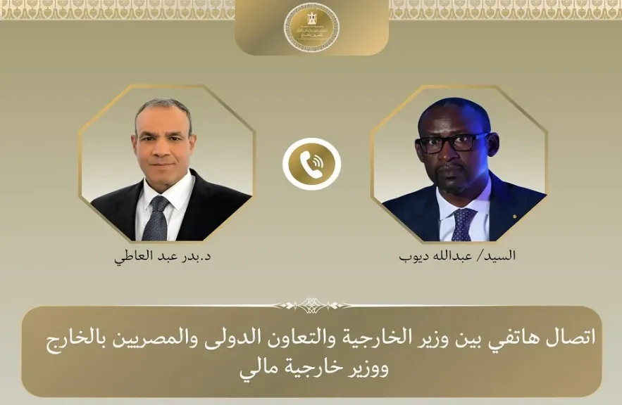 وزير الخارجية ونظيره المالي يبحثان سبل تعزيز العلاقات الثنائية وتطورات الأوضاع في منطقة الساحل