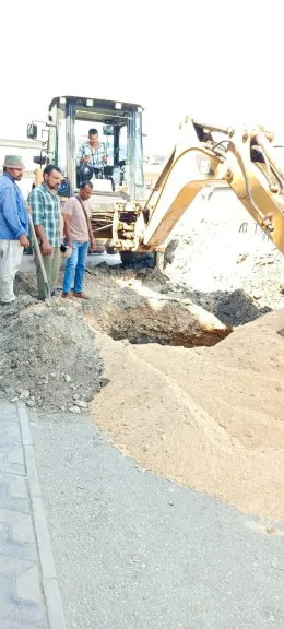 مياه الشرقية استجابة فورية لإصلاح خط طرد الصرف الصحي بمحطة كفر محمد حسين
