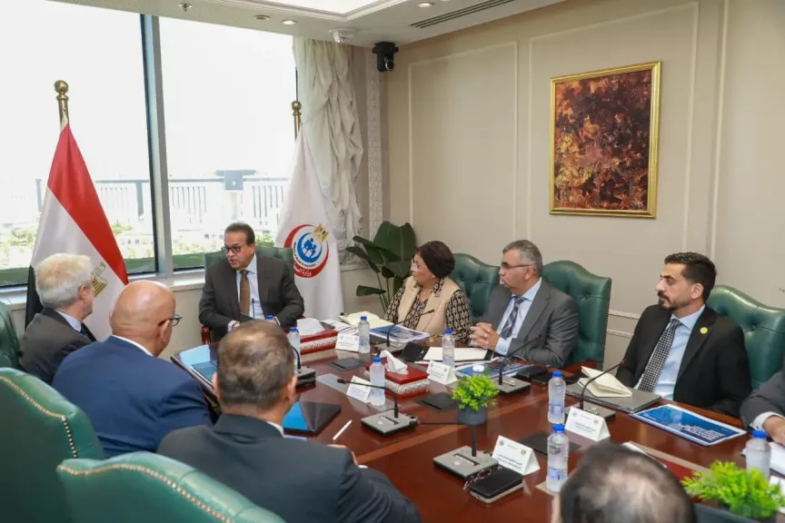وزير الصحة يبحث سبل التعاون المشترك في القطاع الصحي مع شركة «IQVIA»