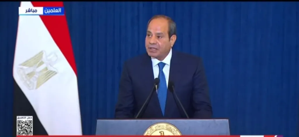 الرئيس السيسي: السلام العادل والشامل لن يتحقق إلا بإقامة الدولة الفلسطينية على حدود 67 وعاصمتها القدس الشرقية
