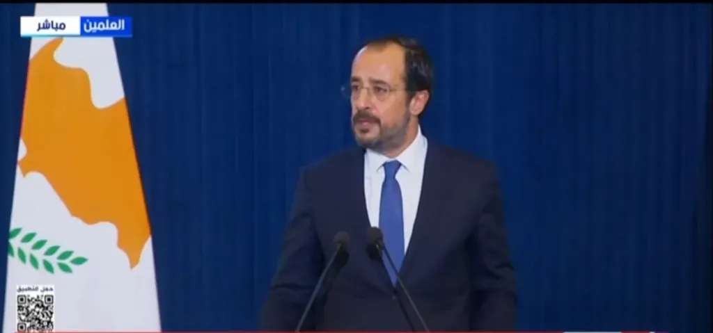 رئيس قبرص: ناقشت مع الرئيس السيسي التطورات في المنطقة.. وأكدنا أهمية الحل السلمي لاحتواء التصعيد