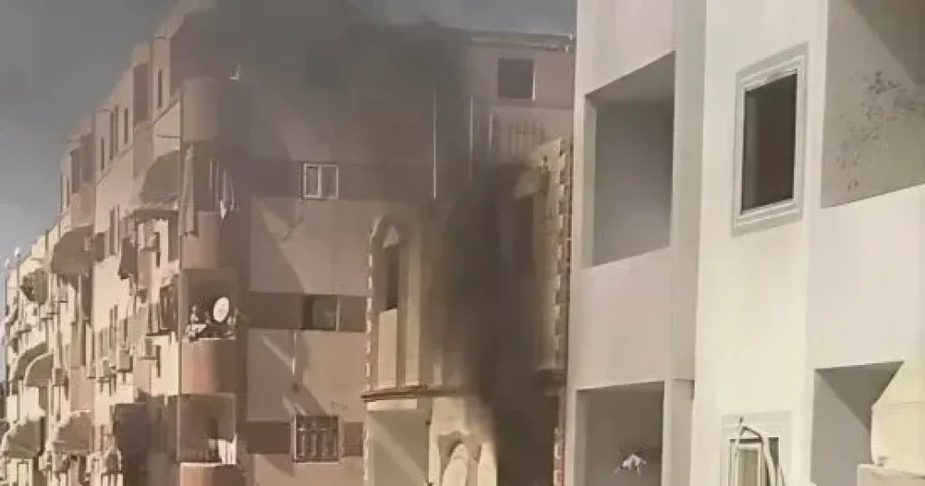 إصابة شخصان في حريق عداد غاز بالعصافرة الإسكندرية