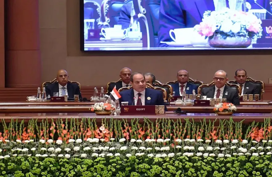 متحدث الرئاسة ينشر صور مشاركة الرئيس السيسي في أعمال قمة رؤساء دول وحكومات تجمع البريكس بنيودلهي
