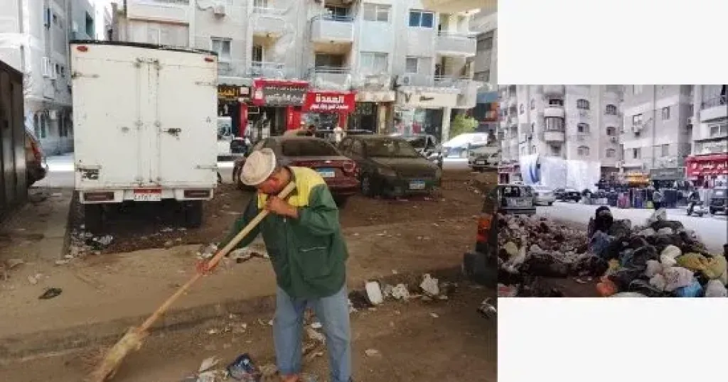رفع تجمعات القمامة من شوارع 3 أحياء بالجيزة استجابة لشكاوى المواطنين