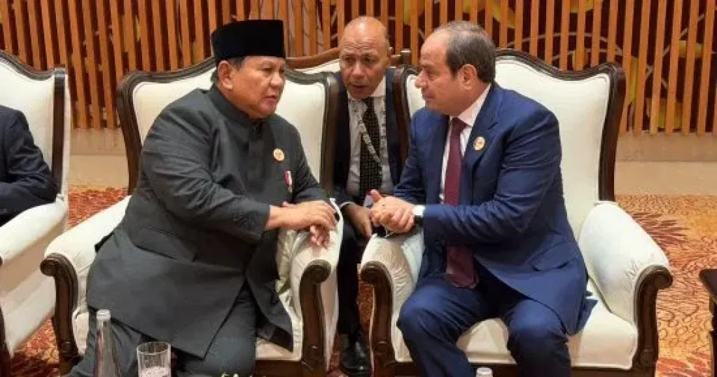الرئيس السيسى يلتقى نظيره الإندونيسى ويشددان على رفض تهجير الفلسطينيين من أرضهم