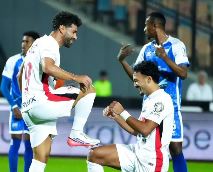 الشوط الأول.. الزمالك يتقدم بثلاثية أمام بطل جيبوتي بهاتريك عبد الله السعيد